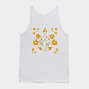 Lovely Buttercup Flowers Tank Top